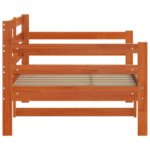 Tagesbett Kiefer Massivholz Wachsbraun