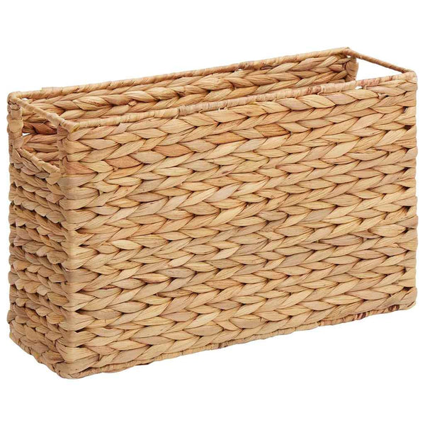 vidaXL Paniers à magazines 2 pcs Nature 39 x 14 x 25 cm Jacinthe d'eau