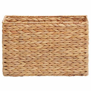 vidaXL Paniers à magazines 2 pcs Nature 39 x 14 x 25 cm Jacinthe d'eau