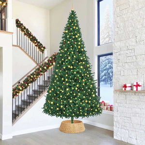 Weihnachtsbaumkragen Braun Wasserhyazinthe 90cm