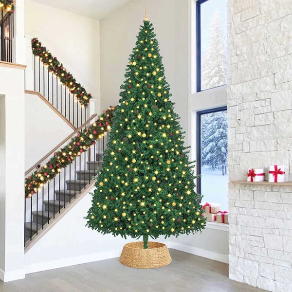 Weihnachtsbaumkragen Braun Wasserhyazinthe 90cm
