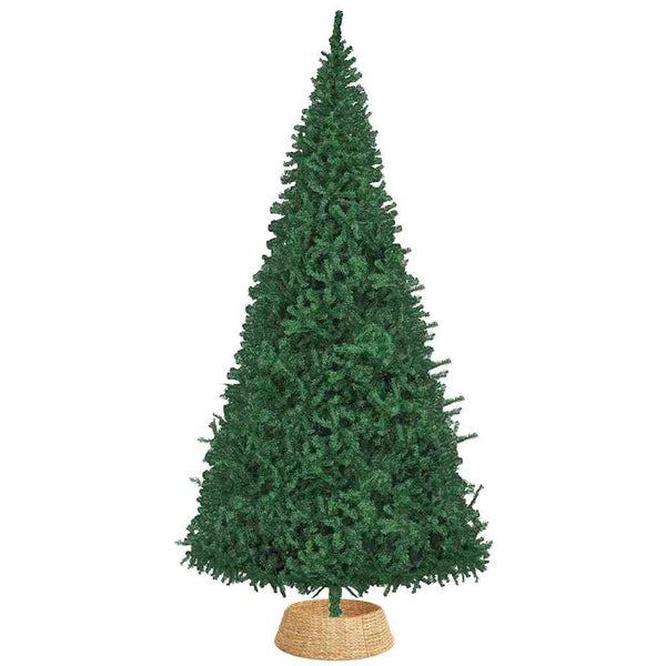 Weihnachtsbaumkragen Braun Wasserhyazinthe 90cm