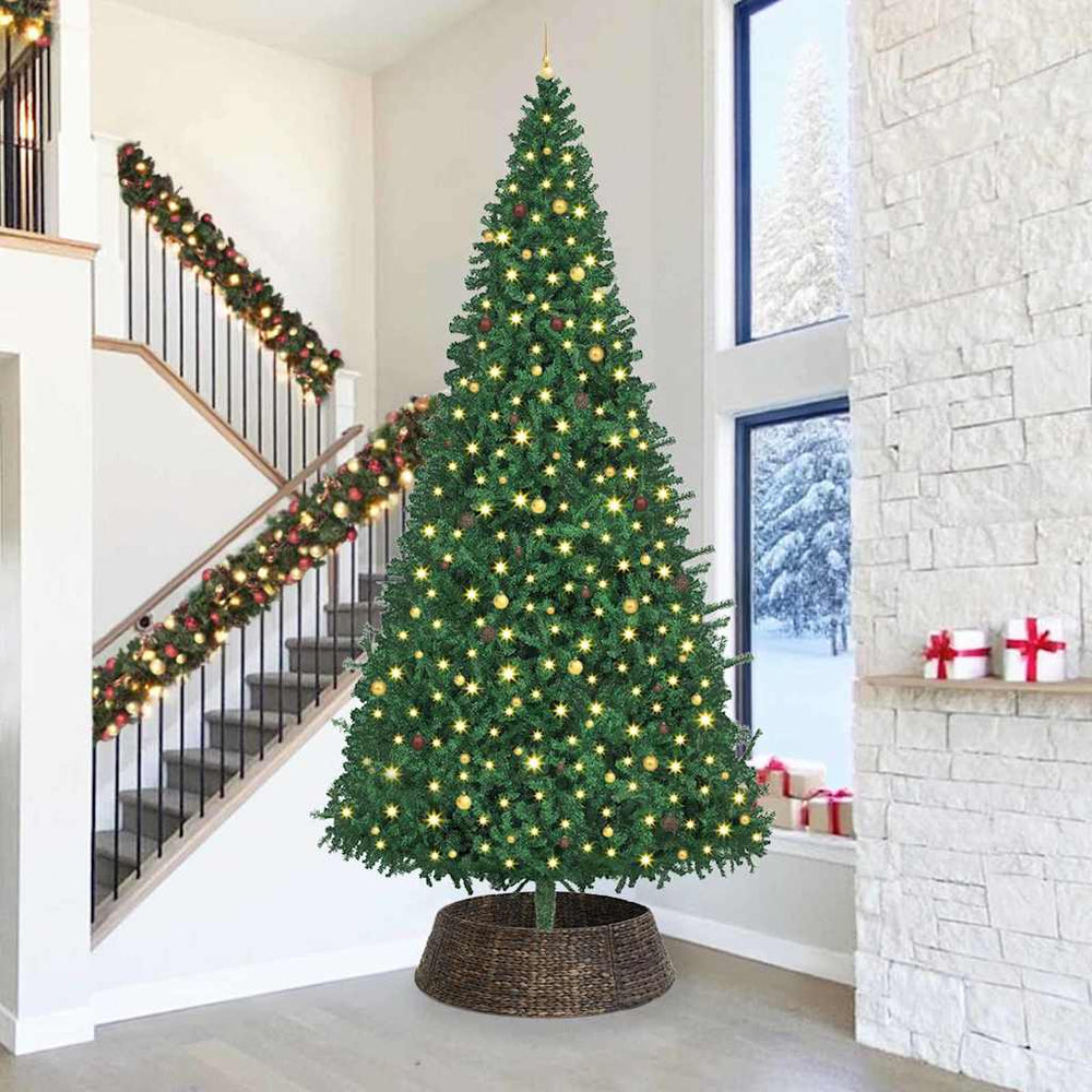 Schwarzer Weihnachtsbaumkragen Wasserhyazinthe 105cm