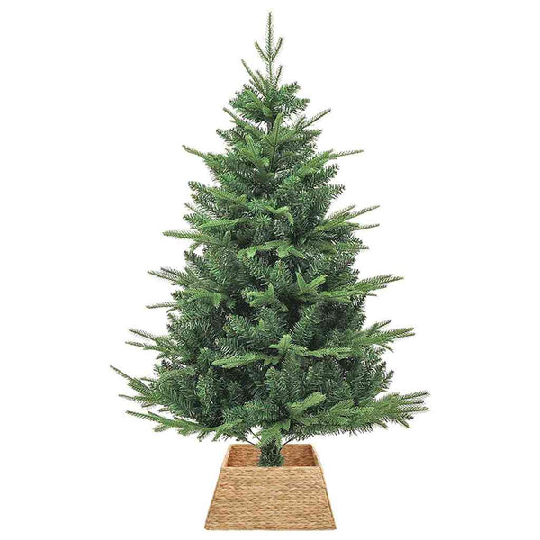 Weihnachtsbaumkragen Wasserhyazinthe Braun 50cm