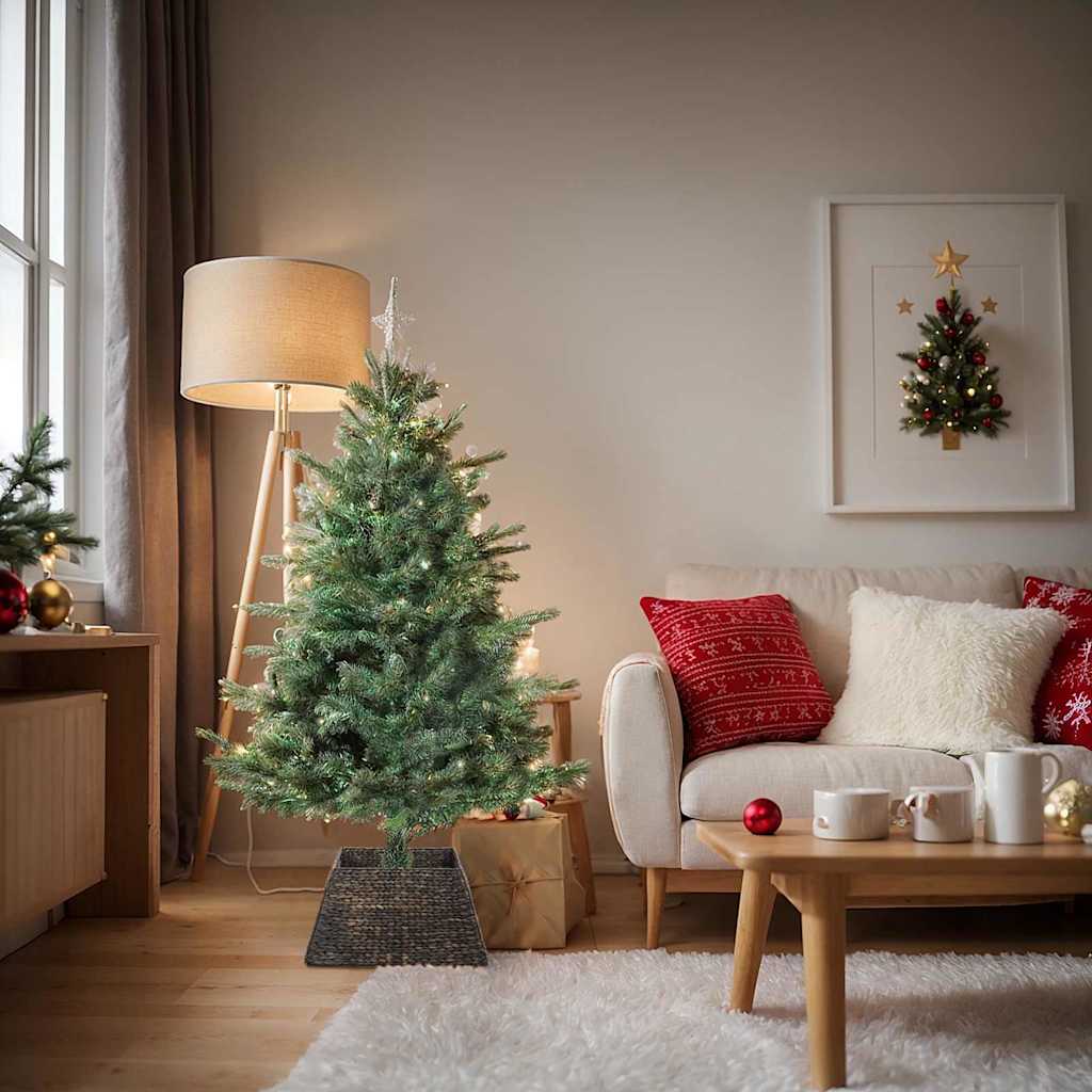 Weihnachtsbaumkragen Schwarz Wasserhyazinthe 50cm