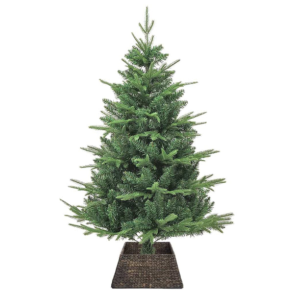 Weihnachtsbaumkragen Schwarz Wasserhyazinthe 50cm