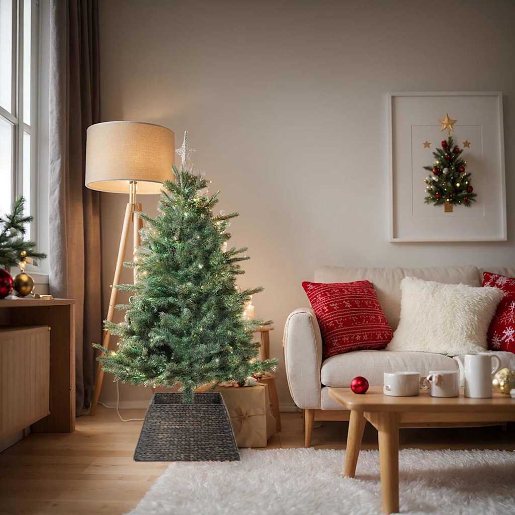 Weihnachtsbaumkragen Schwarz Wasserhyazinthe 60cm