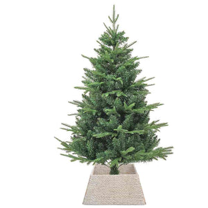 Weihnachtsbaumkragen Weiß Wasserhyazinthe 60cm
