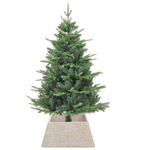 Weihnachtsbaumkragen Weiß Wasserhyazinthe 70cm