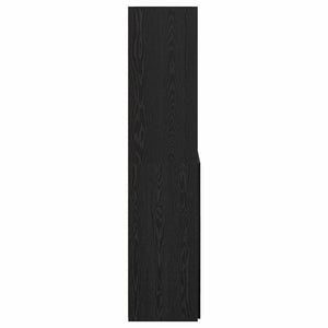 Highboard Schwarz Eichenoptik 185 cm