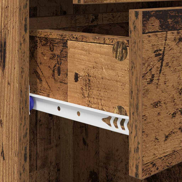 Highboard Altholz 40x42,5x185 cm