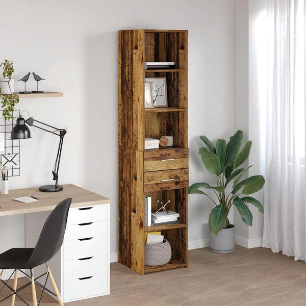 Highboard Altholz 40x42,5x185 cm