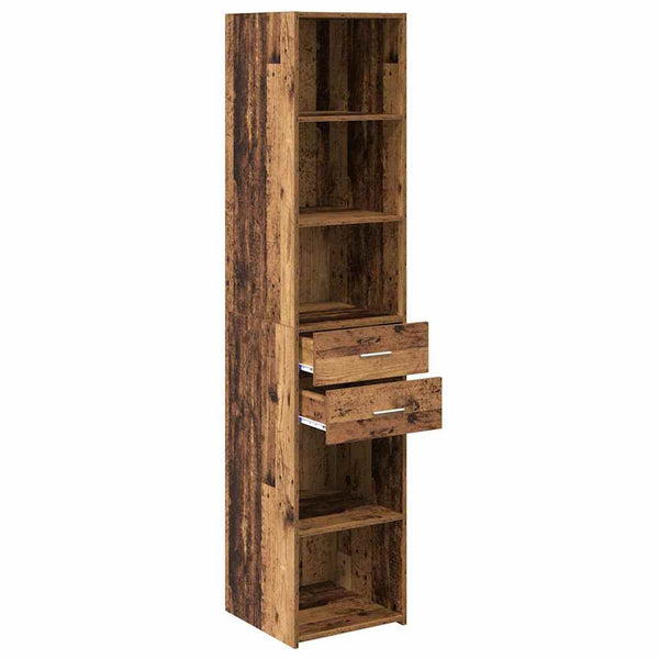 Highboard Altholz 40x42,5x185 cm
