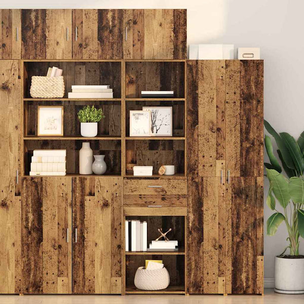 Highboard Altholz 50x42,5x185 cm