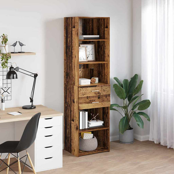 Highboard Altholz 50x42,5x185 cm