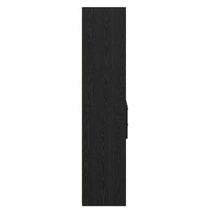 Highboard Schwarz Eichenoptik, 185 cm hoch