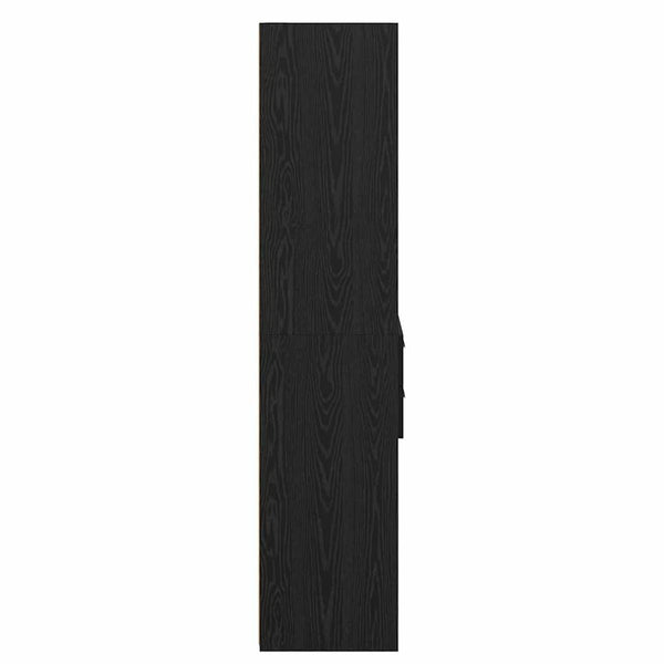 Highboard Schwarz Eichenoptik, 185 cm hoch