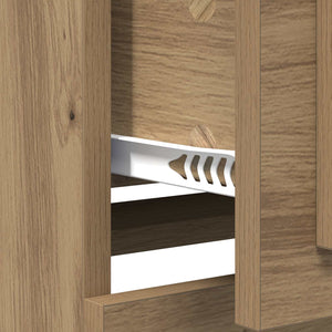 Sideboards 3er Set Artisan-Eiche 210 cm