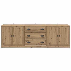Sideboards 3er Set Artisan-Eiche 210 cm
