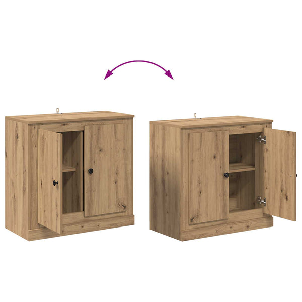 Sideboards 3er Set Artisan-Eiche 210 cm