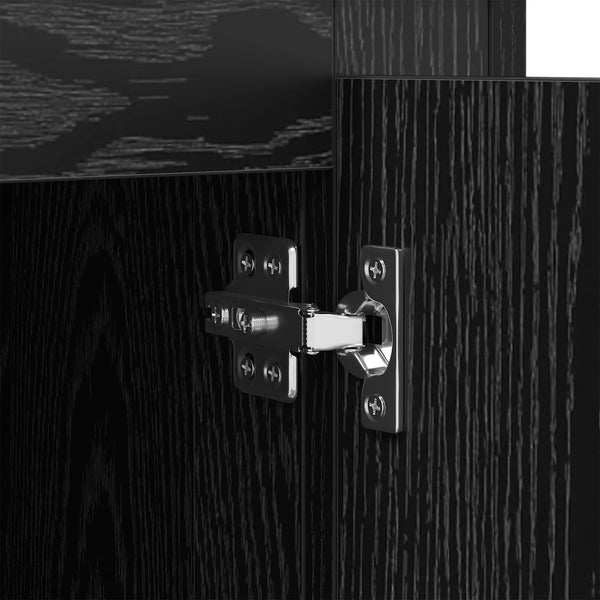 Sideboards 3er Set, Schwarze Eiche, 210 cm