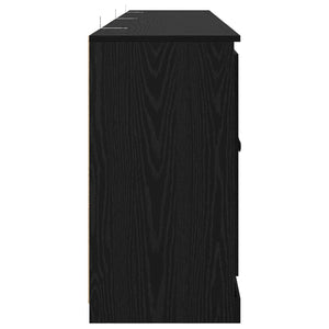 Sideboards 3er Set, Schwarze Eiche, 210 cm