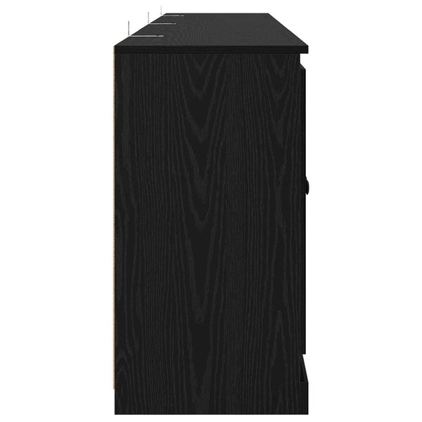 Sideboards 3er Set, Schwarze Eiche, 210 cm