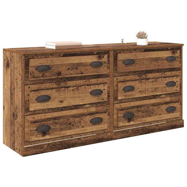 Sideboards 2er Set Altholz 70 cm