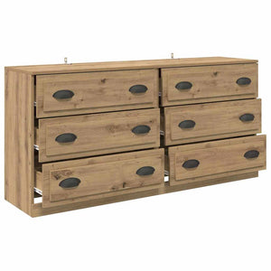 Sideboards 2er Set Artisan Eiche 70 cm