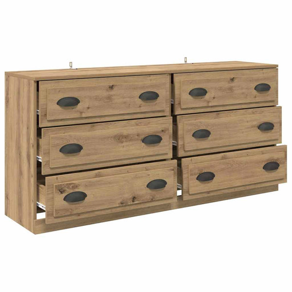 Sideboards 2er Set Artisan Eiche 70 cm