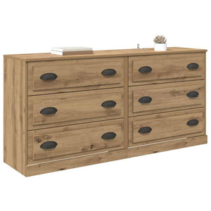 Sideboards 2er Set Artisan Eiche 70 cm