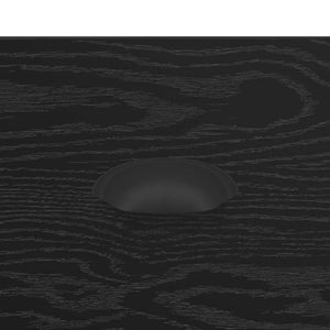 Sideboards 2er Set Schwarz Eiche