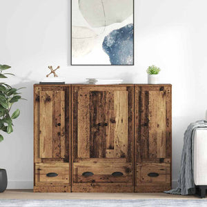 Highboard mit Schubladen Altholz-Optik