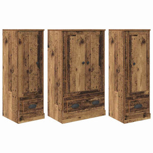 Highboard mit Schubladen Altholz-Optik