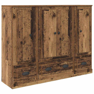 Highboard mit Schubladen Altholz-Optik