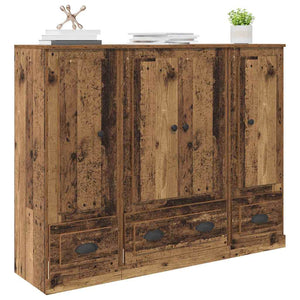 Highboard mit Schubladen Altholz-Optik