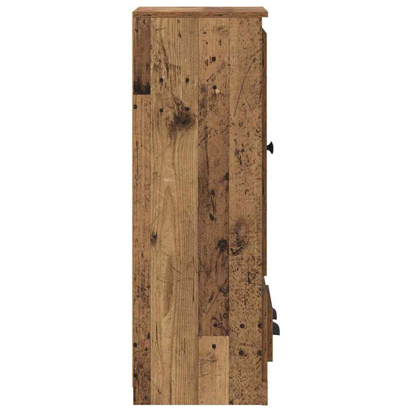 Highboard mit Schubladen Altholz-Optik