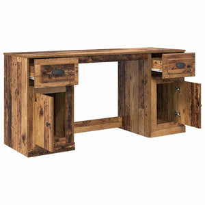 Schreibtisch mit Schrank Altholz 154,5 cm