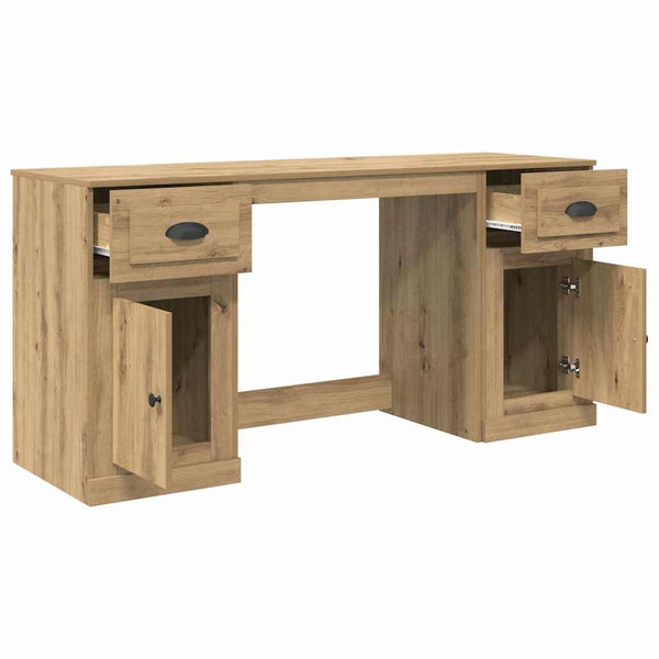 Schreibtisch mit Schrank Artisan Eiche 154,5cm