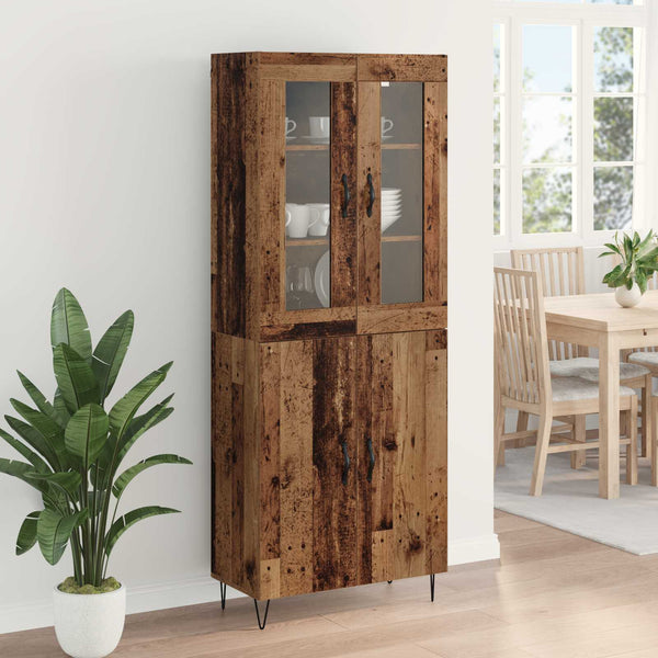 Highboard Altholz 69,5x34x180 cm