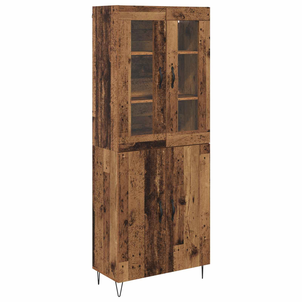 Highboard Altholz 69,5x34x180 cm