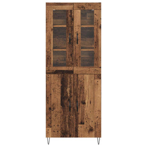 Highboard Altholz 69,5x34x180 cm