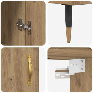 Highboard Artisan Eiche 69,5x34x90cm