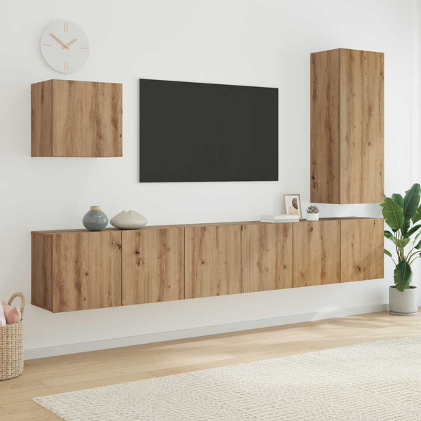 TV-Wandmöbel Set Artisan Eiche