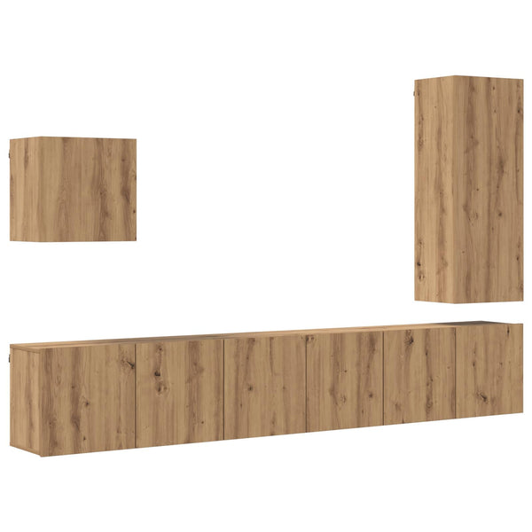 TV-Wandmöbel Set Artisan Eiche