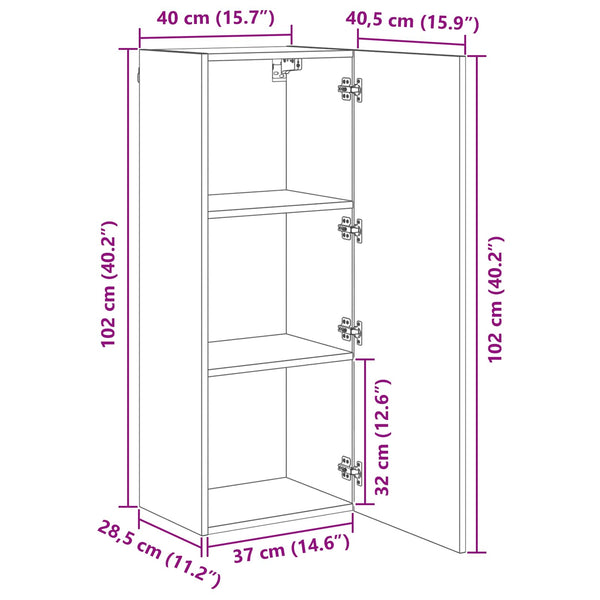 TV-Wandmöbel Set Artisan Eiche