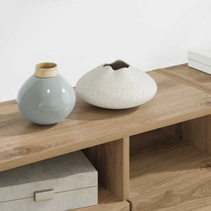 TV-Wandregal Set, Artisan-Eiche