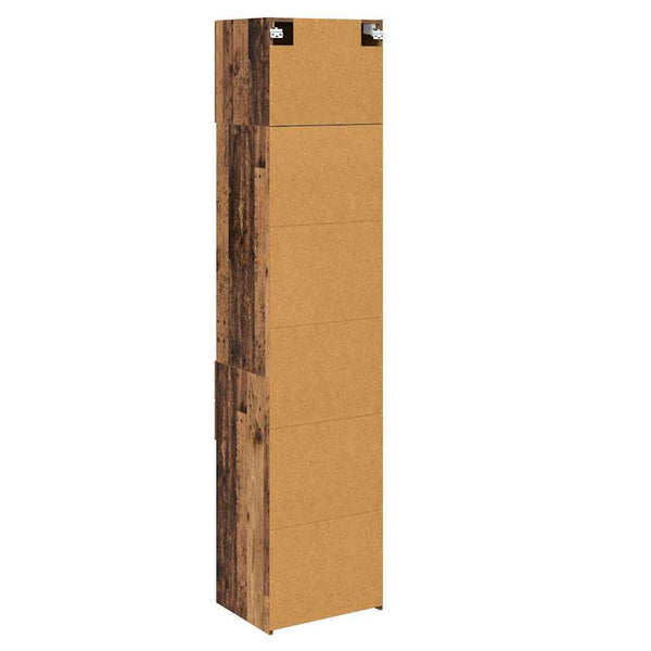 Wandmontiertes Highboard Altholz 50x42,5x225 cm