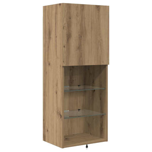 TV-Wandregal Set Artisan-Eiche 4-teilig