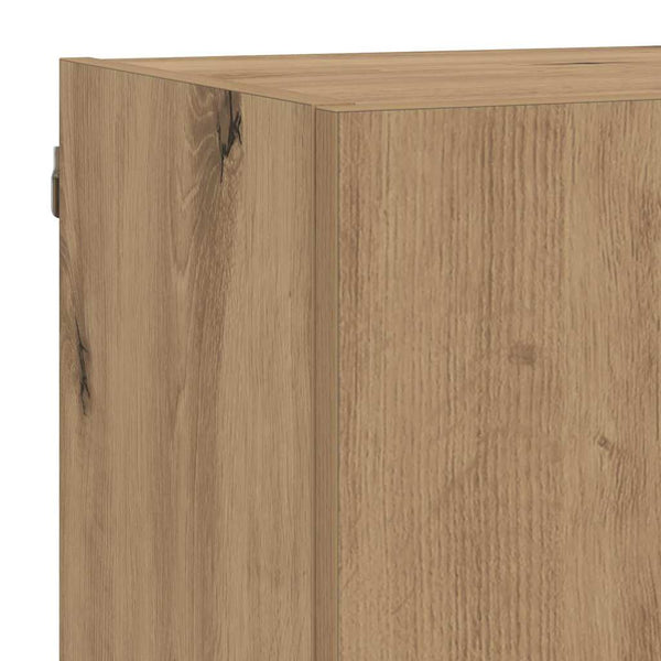 TV Wand Einheiten mit LED Artisan-Eiche